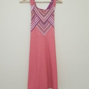 Prana Multi Stripe Athleisure Dress